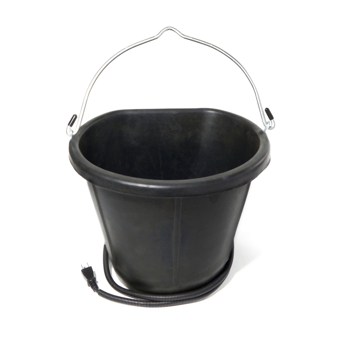 Farm Innovators 18 Qt Rubber Flat Back Heated Bucket w/ Guard, 90 Watt (3 Pack)