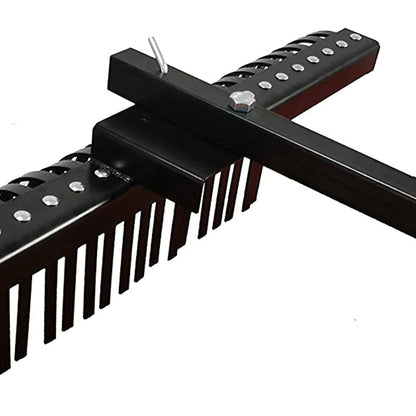 Field Tuff FTF-48SHLR 48 Inch Wide Sleeve Hitch Landscape Rake for Lawn Tractor