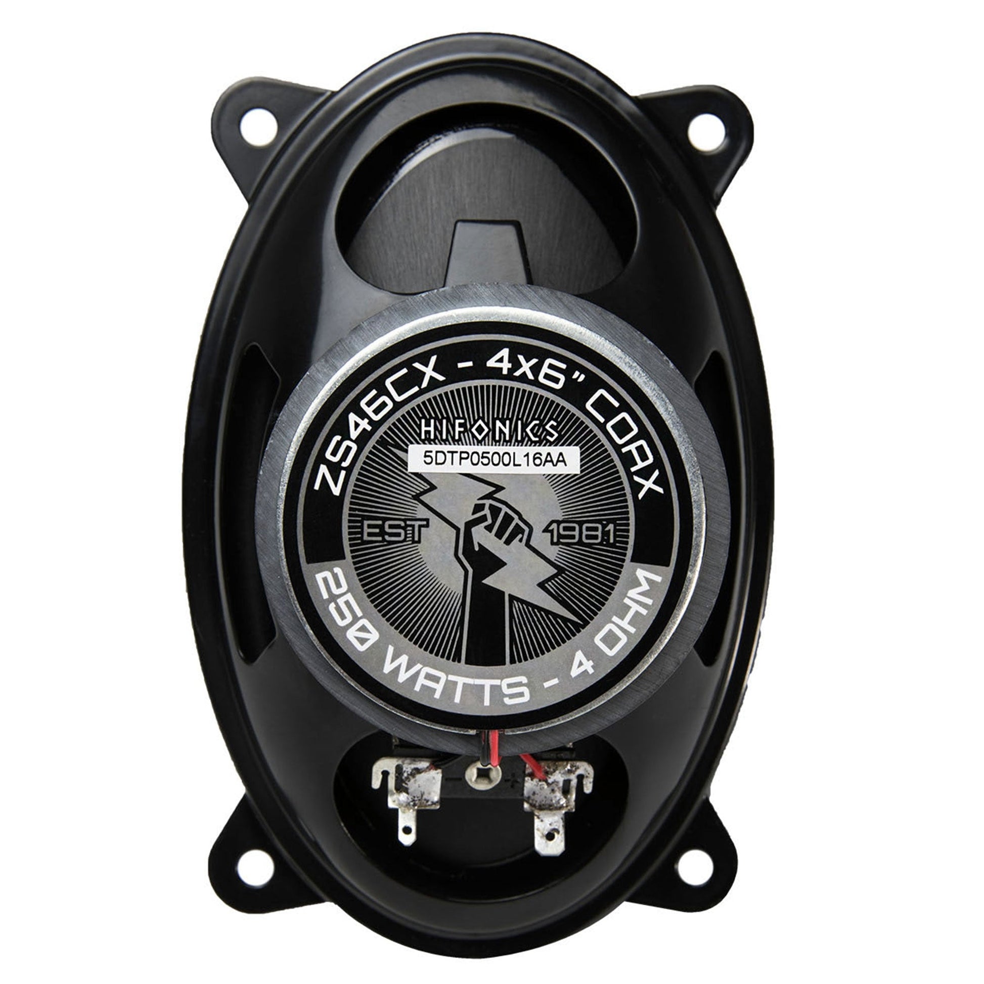 Hifonics Zeus ZS46CX 4x6 Inch 2 Way 200W Car Audio Coaxial Speaker System, Pair - Find Fresh Goods