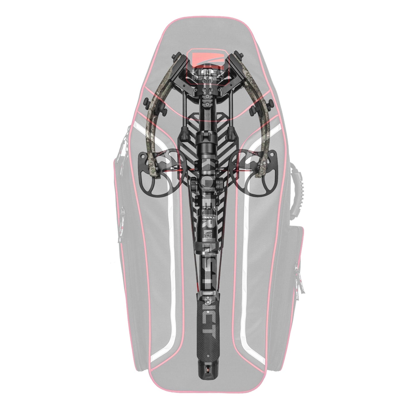 Killer Instinct 2083 Slayer Coffin Padded Crossbow Case, 36 Inches Wide, Black