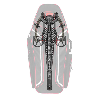 Killer Instinct 2083 Slayer Coffin Padded Crossbow Case, 36 Inches Wide, Black