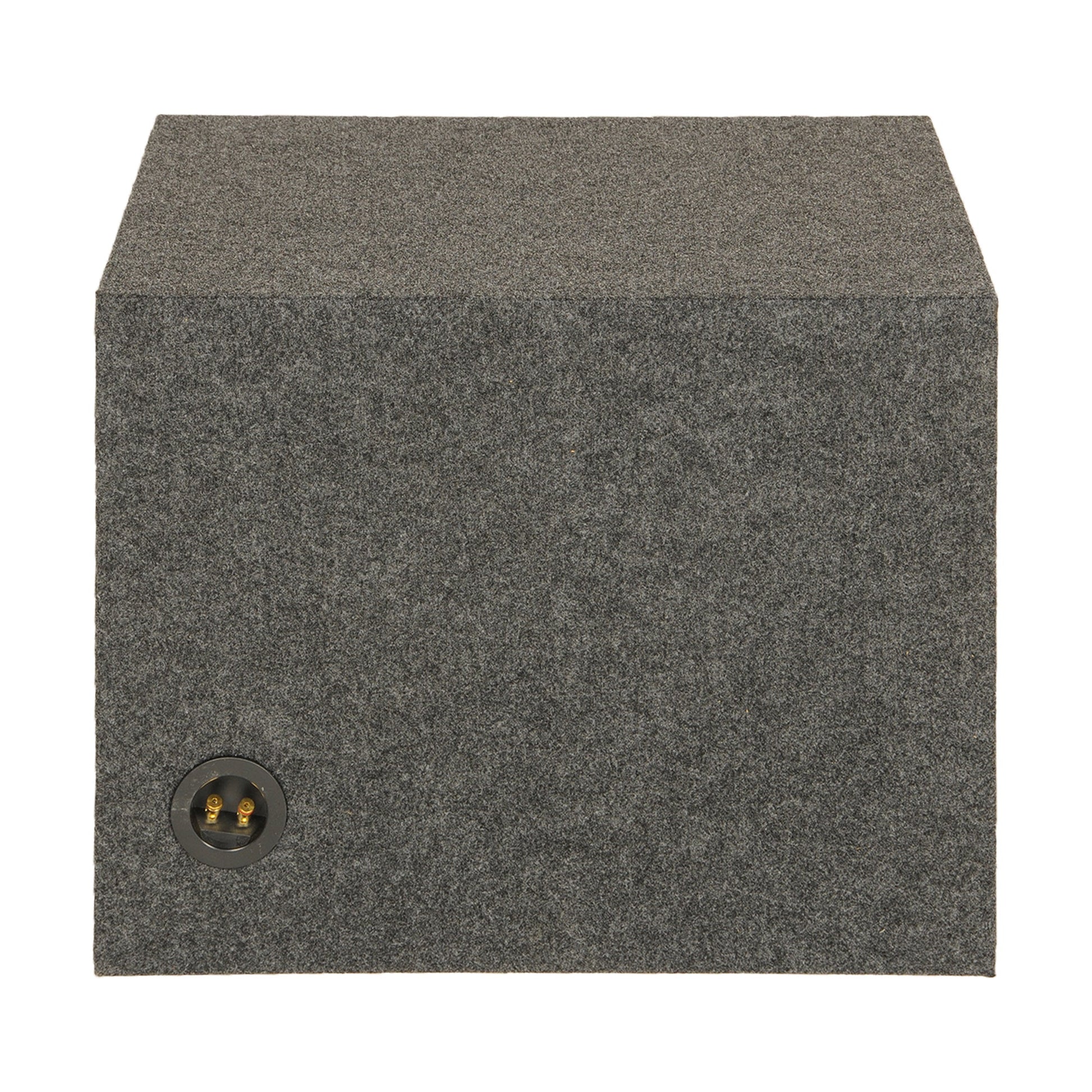 QPower 15" Heavy-Duty Single Vented Vehicle Subwoofer Enclosure Woofer Box, Gray - Find Fresh Goods