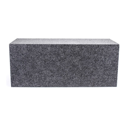 QPower 12" Heavy-Duty Dual Sealed Vehicle Subwoofer Enclosure Woofer Box, Gray - Find Fresh Goods