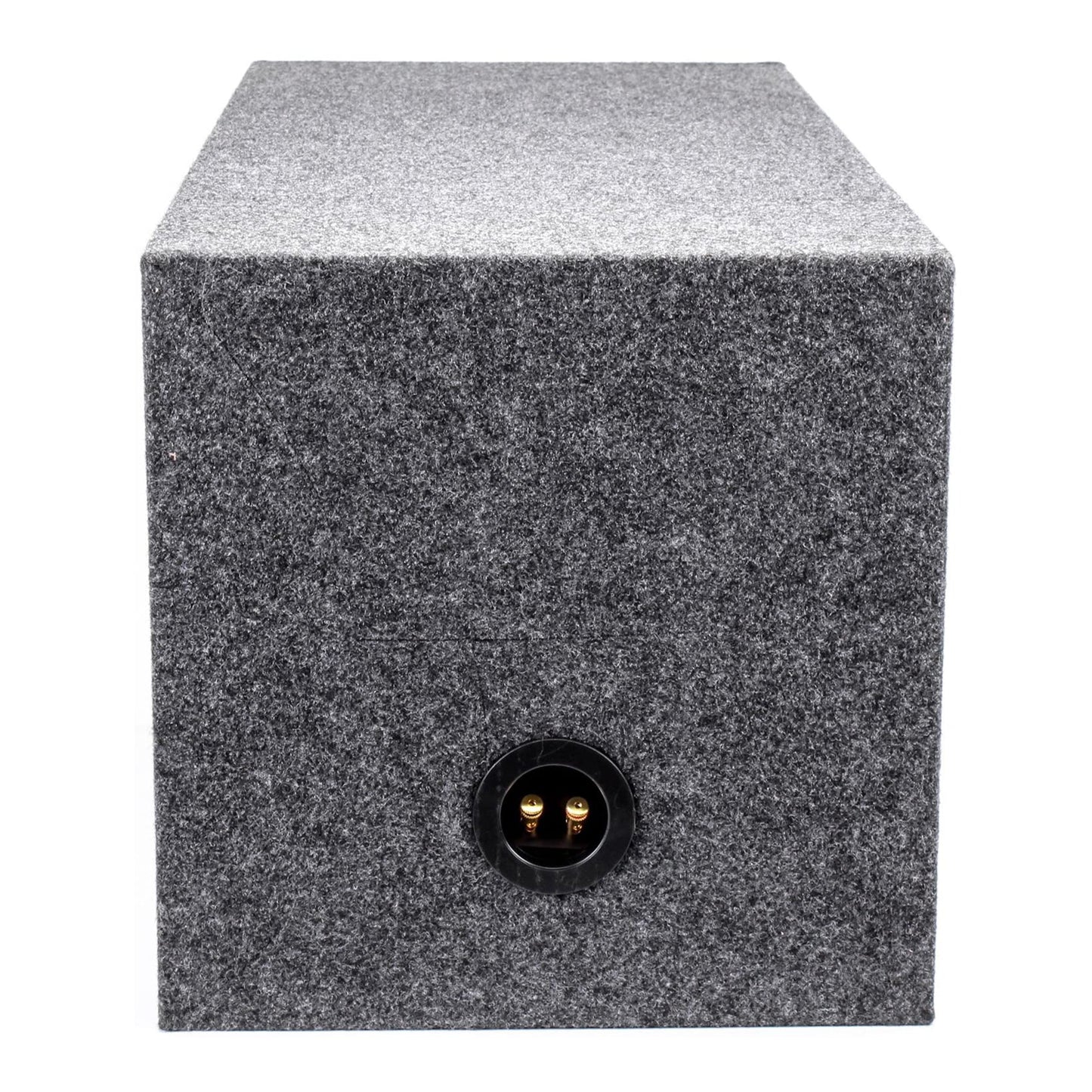 QPower 12" Heavy-Duty Dual Sealed Vehicle Subwoofer Enclosure Woofer Box, Gray - Find Fresh Goods