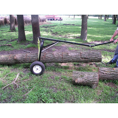 Timber Tuff Steel Log Carrier Dolly, 1000 Pound Capacity with ATV Compatibility