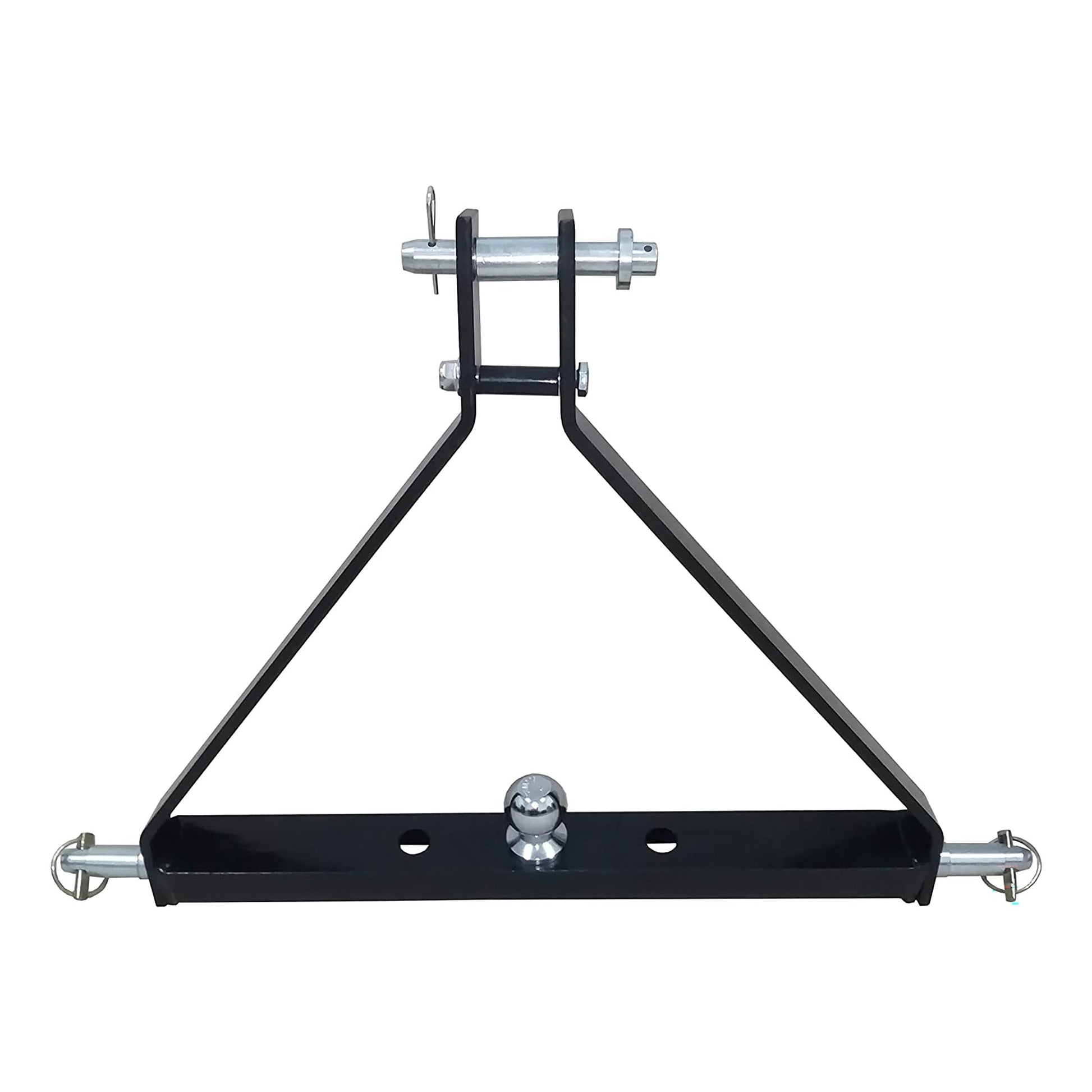 Field Tuff FTF-013PTH 3 Point Triangle Frame Lawn Tractor Trailer Hitch, Black - Find Fresh Goods