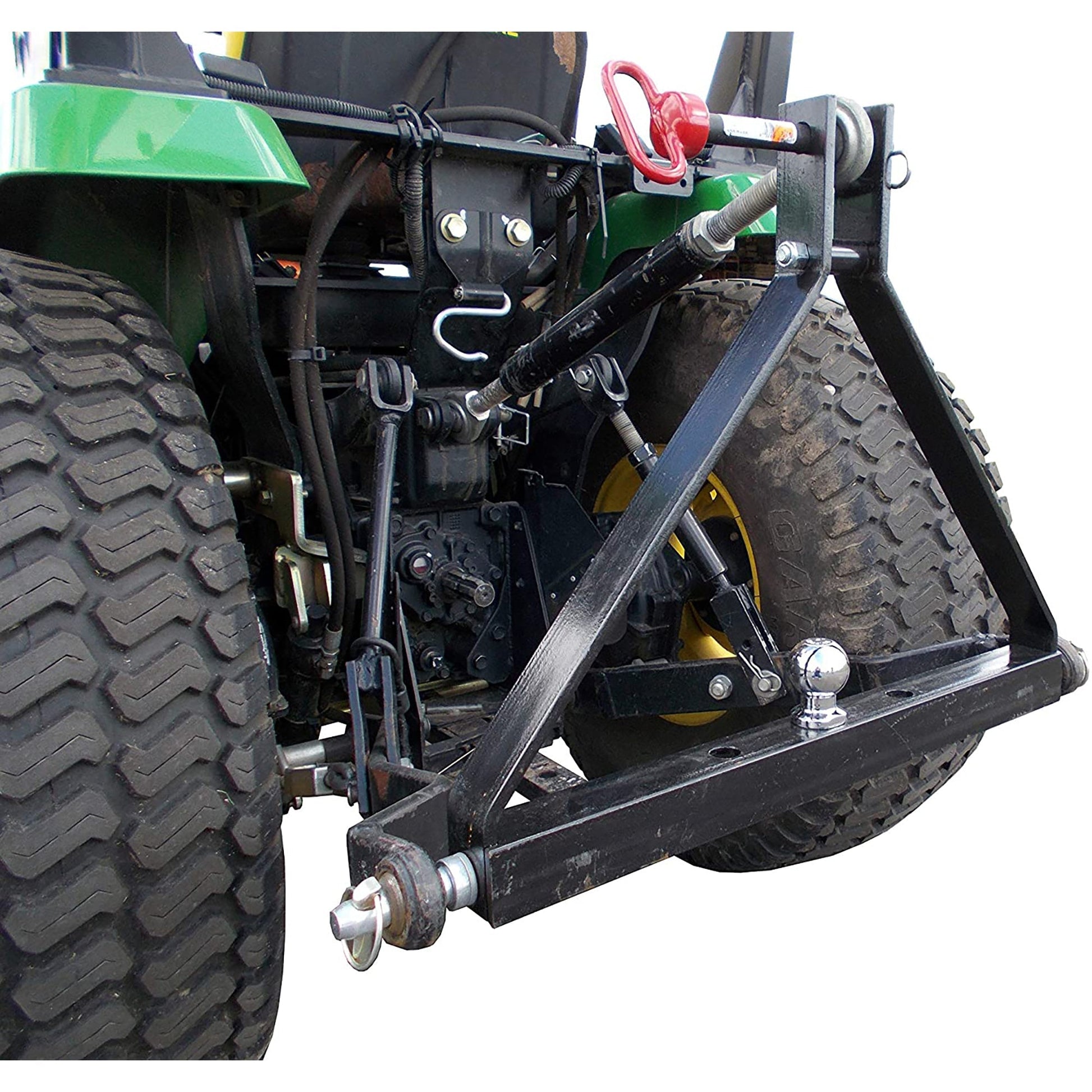 Field Tuff FTF-013PTH 3 Point Triangle Frame Lawn Tractor Trailer Hitch, Black - Find Fresh Goods