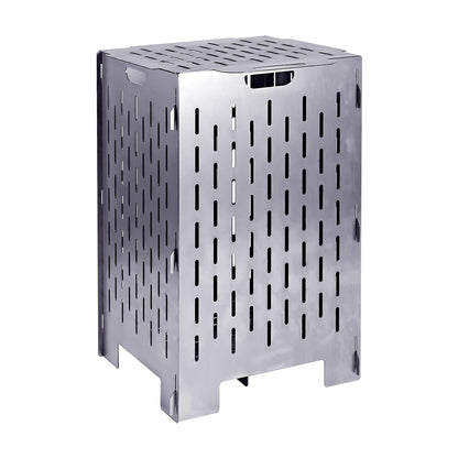 Yard Tuff YTF-202036BC 20 x 20 x 36 Inch Steel Burn Cage with Vent Holes, Gray