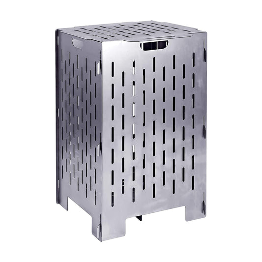 Yard Tuff YTF-202036BC 20 x 20 x 36 Inch Steel Burn Cage with Vent Holes, Gray
