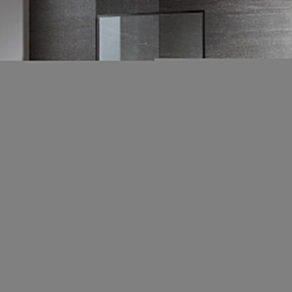 Serene Valley 34 x 72 Inch Tempered Glass Stand Alone Shower Screen, Matte Black