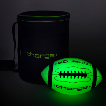 Chargeball Glow In The Dark Football PRO Kit with LED Charging and Carrying Bag