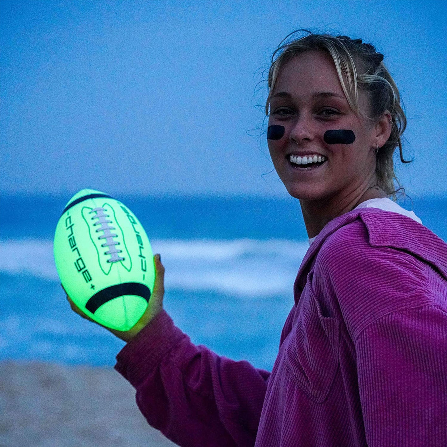 Chargeball Glow In The Dark Football PRO Kit with LED Charging and Carrying Bag