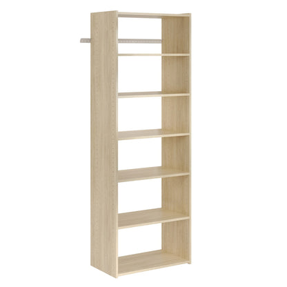 Easy Track Essential Shoe Tower Storage System and Organizer Kit, Honey Blonde