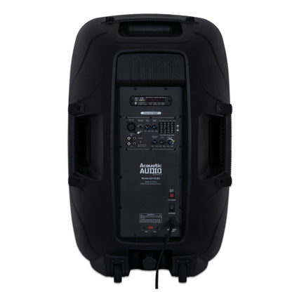 Acoustic Audio by Goldwood 15 Inch 1000W Bluetooth LED Speaker System (2 Pack)