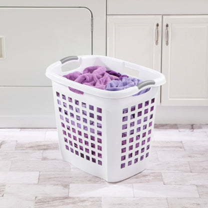 Sterilite Ultra Easy Carry Plastic Dirty Clothes Laundry Basket Hamper (4 Pack)