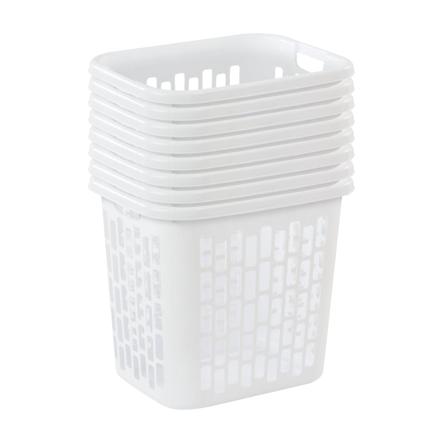 Sterilite Ultra Easy Carry Plastic Dirty Clothes Laundry Basket Hamper (16 Pack)