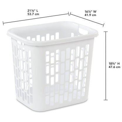 Sterilite Ultra Easy Carry Plastic Dirty Clothes Laundry Basket Hamper (16 Pack)