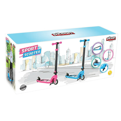 Pilsan 07-360 Children's Outdoor Ride-On Toy Sport Scooter for Ages 6+, Green