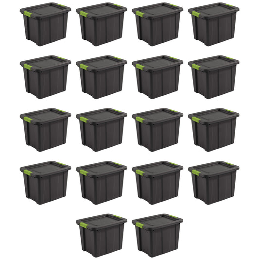 Sterilite Tuff1 Latching 18 Gallon Plastic Storage Container & Lid (18 Pack)