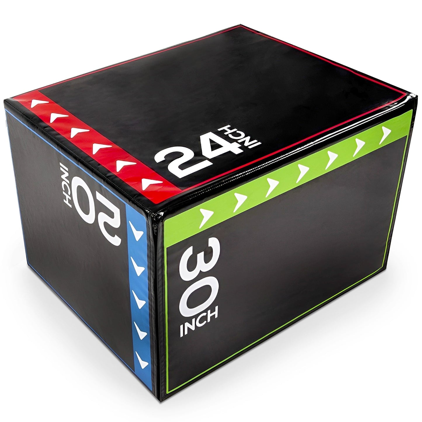 BalanceFrom Fitness 3 in 1 60 Pounds Foam Plyometric Box Jumping Exercise, Black