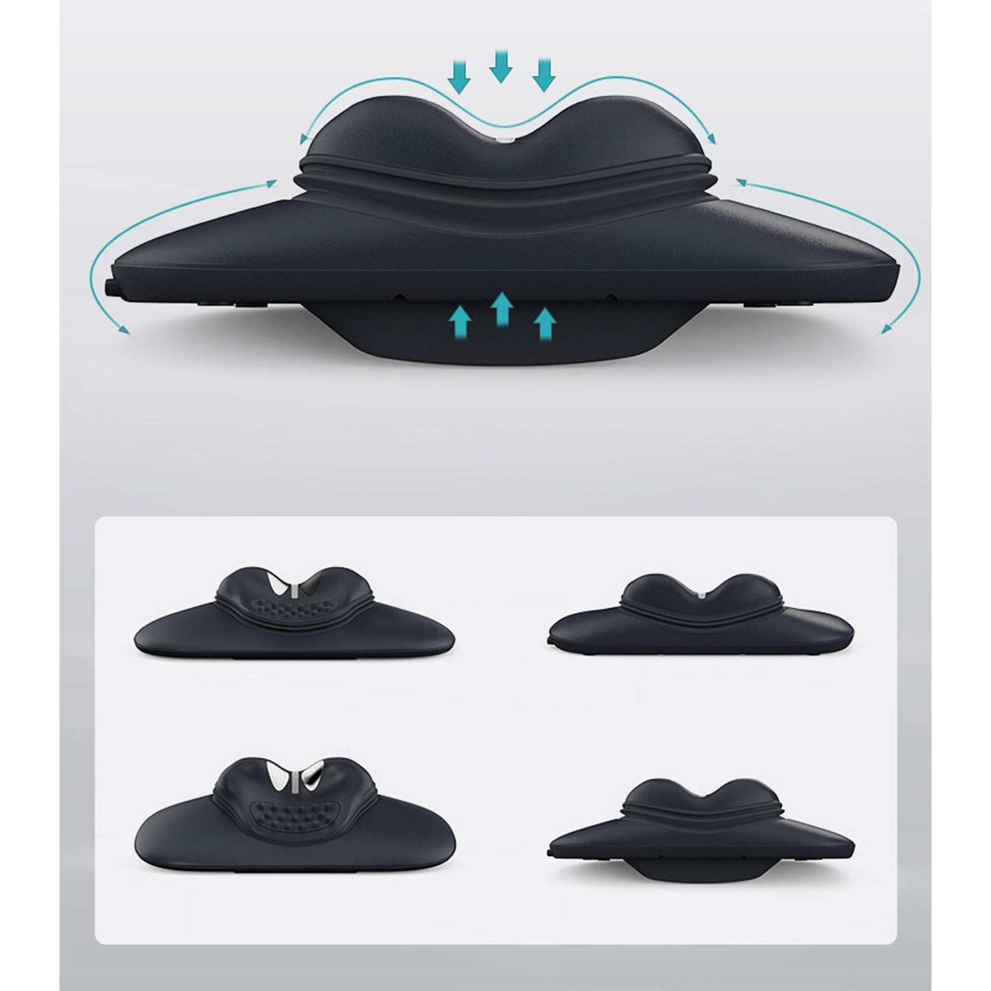 UTK Cervical Support Traction Headrest Apparatus 5 Control Settings with Remote