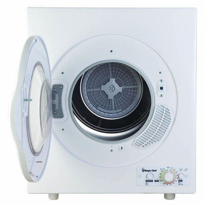 Magic Chef 3.5 Cubic Feet Compact Electric Clothes Dryer w/ Sensor and Timed Dry
