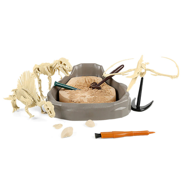 Science Can STEM Mesozoic Era Super Dinosaur Fossil Dig Kit for Children 6+