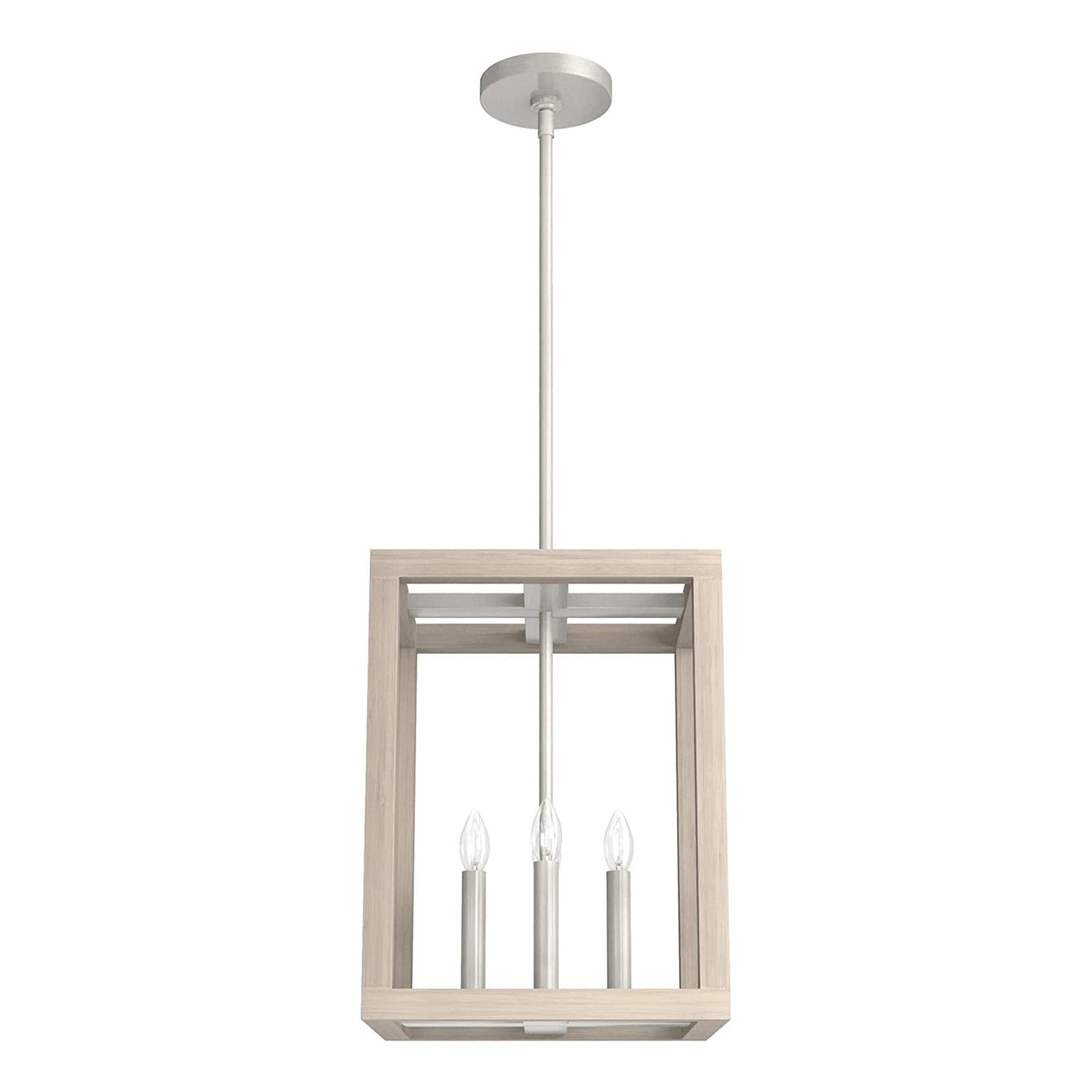 Hunter Fan Company 19085 Squire Manor Pendant Light Fixture, Brushed Nickel