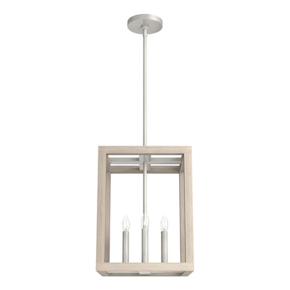 Hunter Fan Company 19085 Squire Manor Pendant Light Fixture, Brushed Nickel