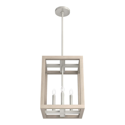 Hunter Fan Company 19085 Squire Manor Pendant Light Fixture, Brushed Nickel