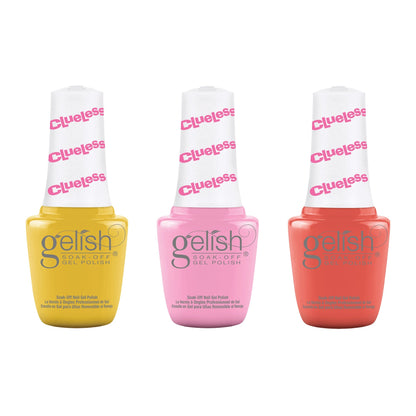 Gelish Mini Clueless Collection 9 mL Soak Off Gel Nail Polish Set, 3 Color Pack - Find Fresh Goods