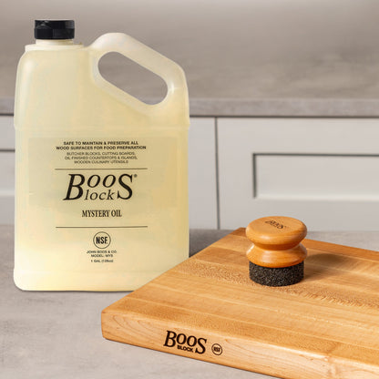 John Boos Block Mystery Oil Maintenance Care for Wood Cutting Board, 128 Ounce