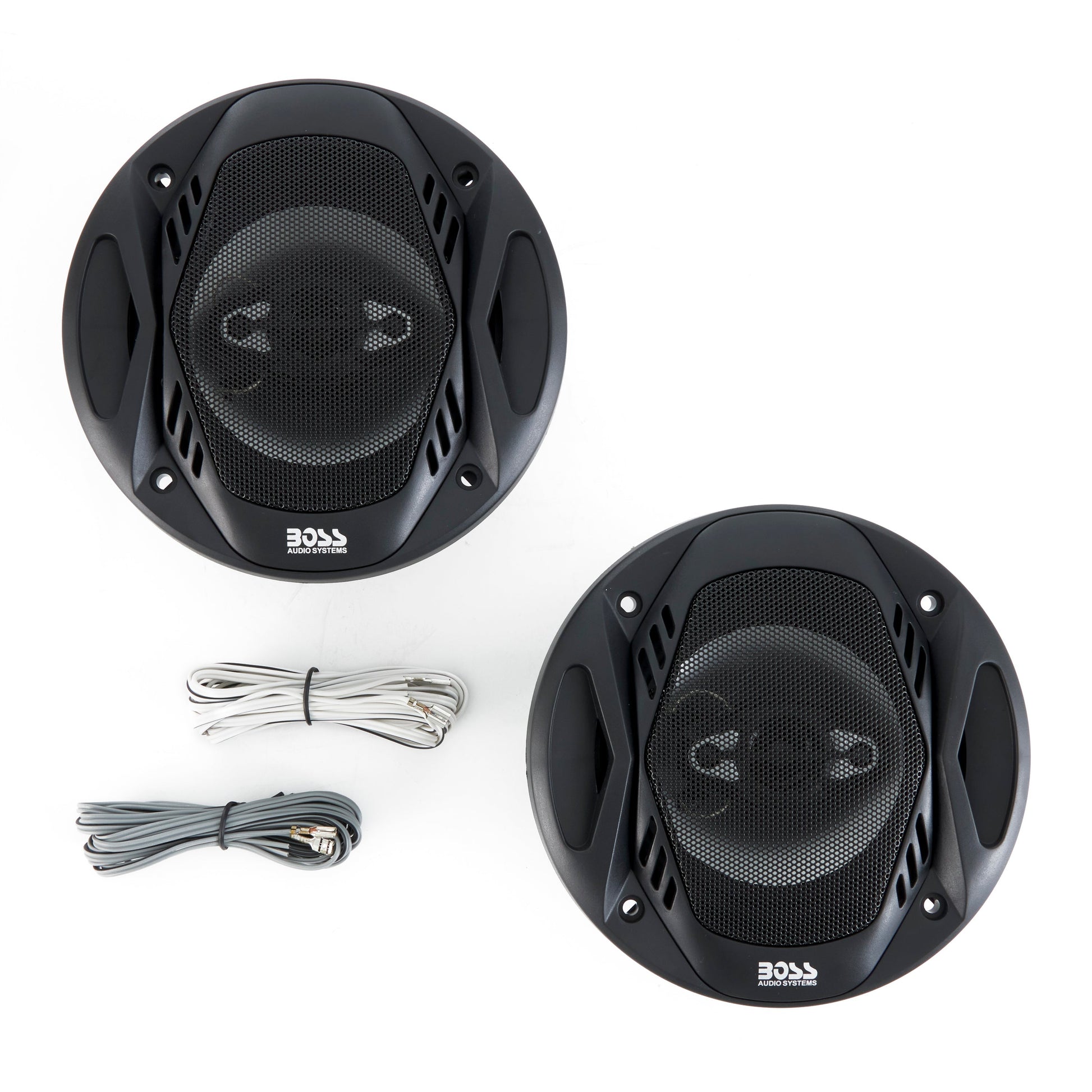 BOSS NX524 5.25" 300W 4-Way Car Audio Coaxial Speakers Stereo Black 4 Ohm - Find Fresh Goods