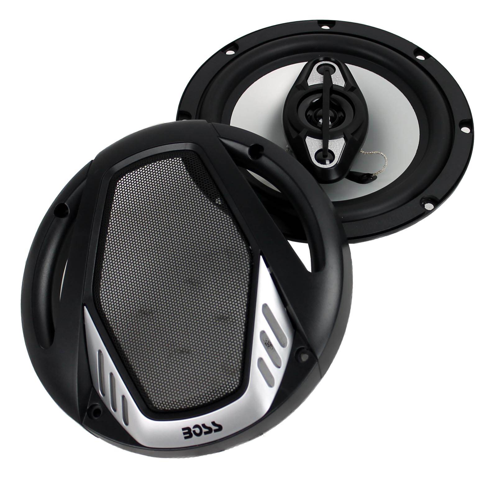 BOSS Audio NX654 Onyx 6.5" 400W 4-Way 4-Ohm Car Audio Coaxial Speaker Set, Pair - Find Fresh Goods