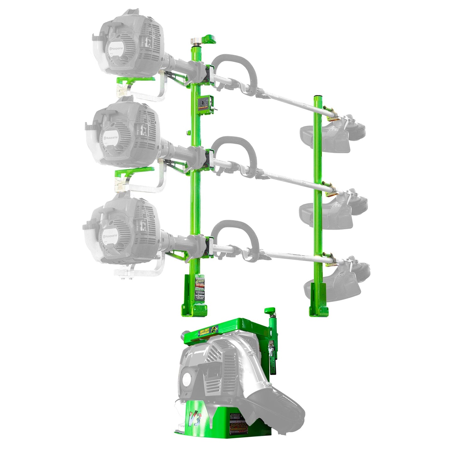 Green Touch Industries 3 Position Line Trimmer Rack & Backpack Leaf Blower Rack - Find Fresh Goods