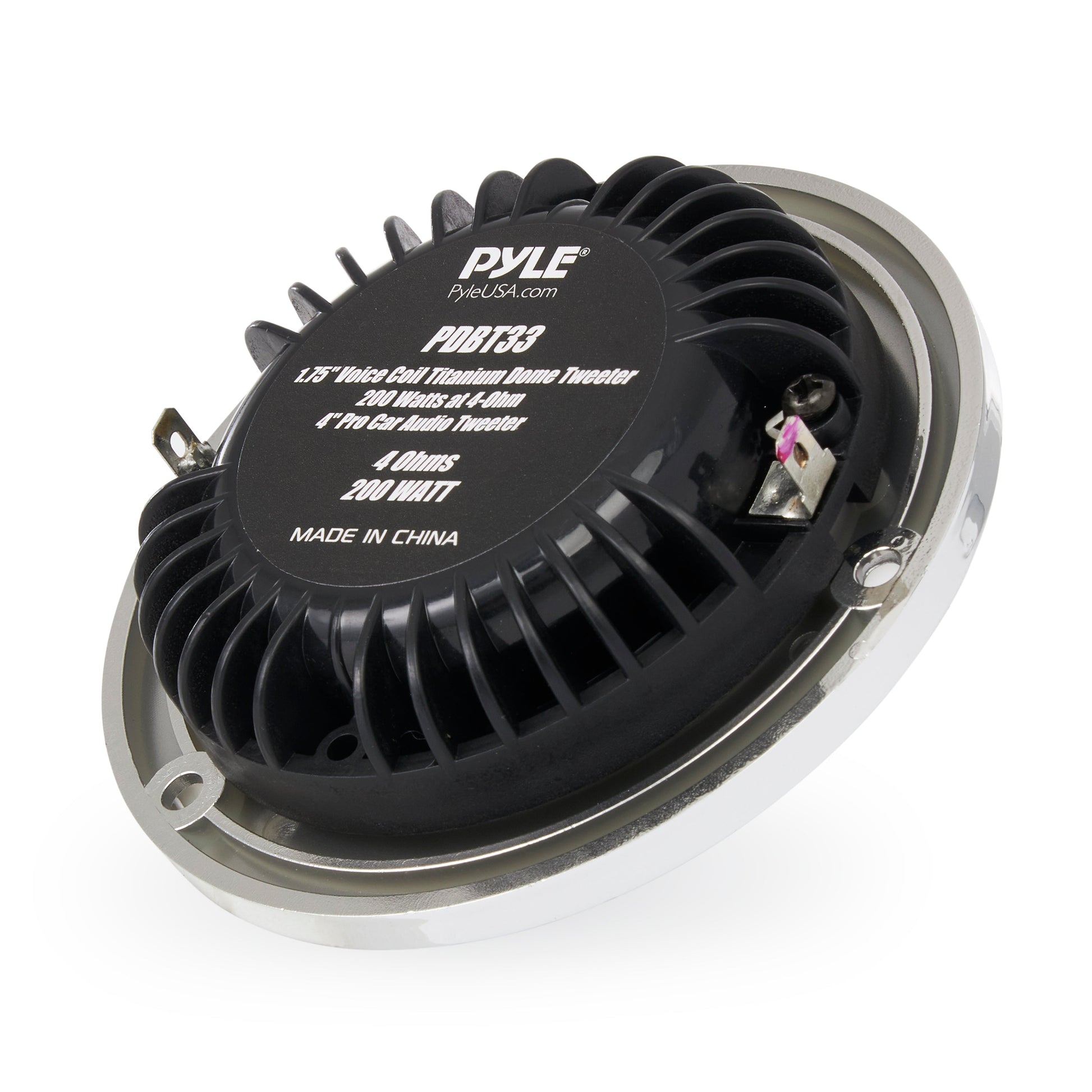 Pyle Pro 1.75 Inch Coil Titanium Dome Crossover Tweeter for Car Component Stereo - Find Fresh Goods