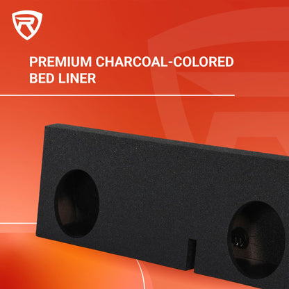 QPower Dual 12 Inch Sealed Subwoofer Box Enclosure for 2005-2019 Toyota Tacoma - Find Fresh Goods