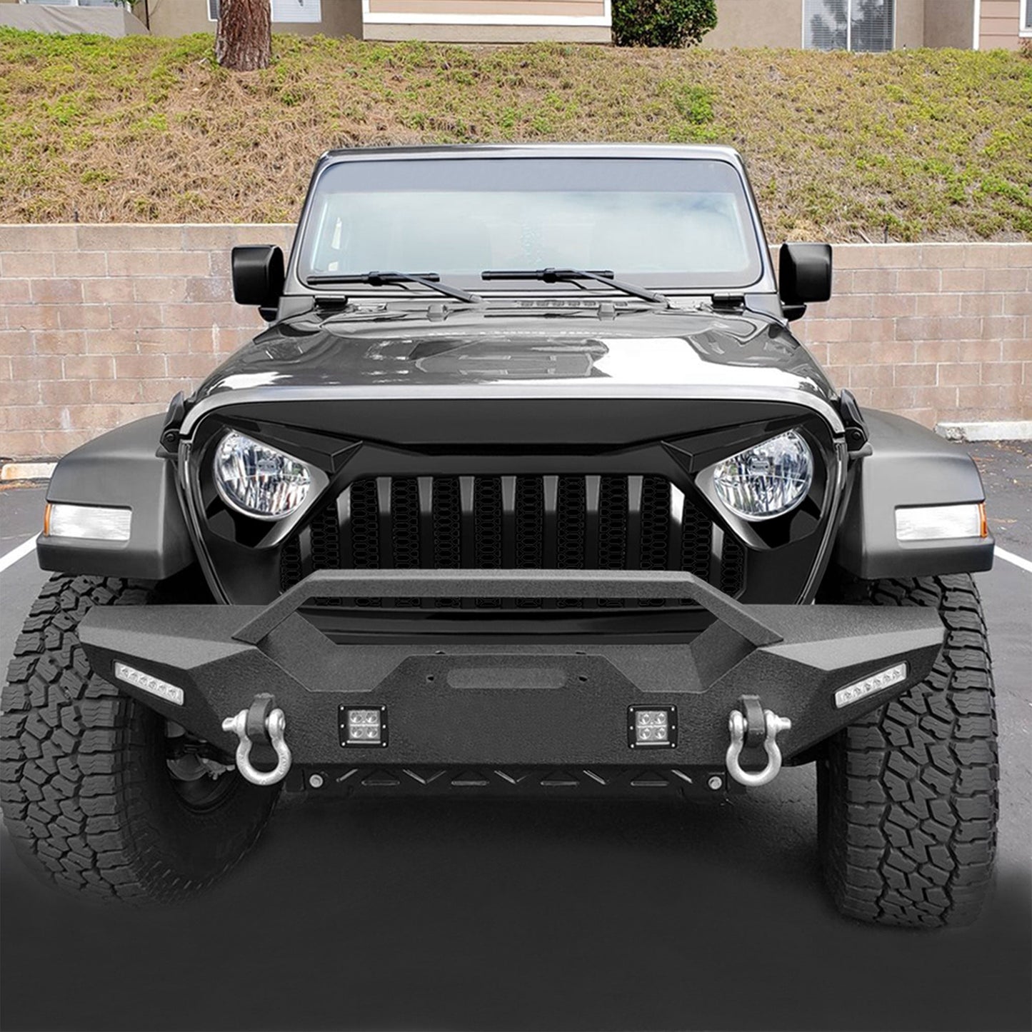 AMERICAN MODIFIED Front Mesh Grille for 2018+ Jeep Wrangler JL & Gladiator JT - Find Fresh Goods