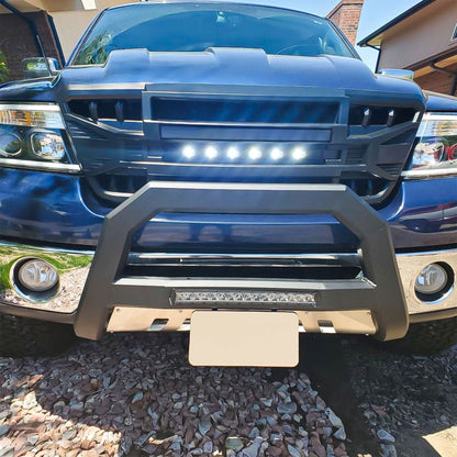 AMERICAN MODIFIED Armor Grille with Off Road Lights for 2004-2008 Ford F150 - Find Fresh Goods