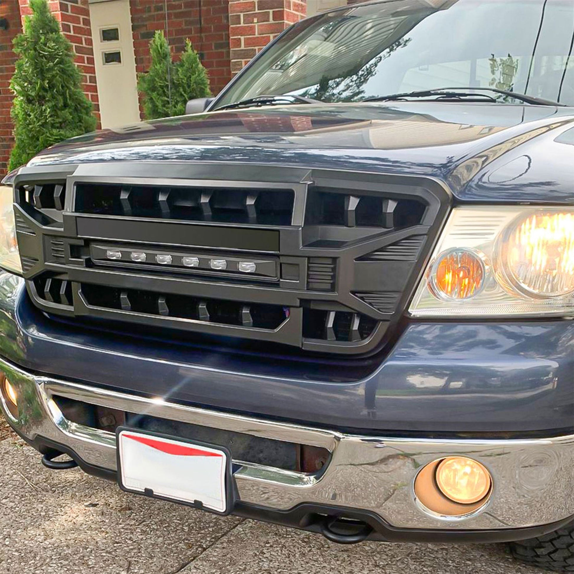 AMERICAN MODIFIED Armor Grille with Off Road Lights for 2004-2008 Ford F150 - Find Fresh Goods