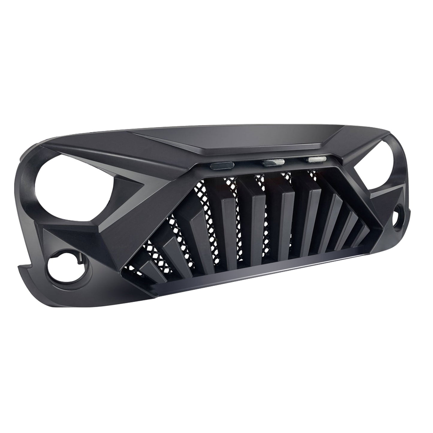 AMERICAN MODIFIED Front Goliath Grill Compatible w/ 2007-18 Jeep Wrangler JK - Find Fresh Goods