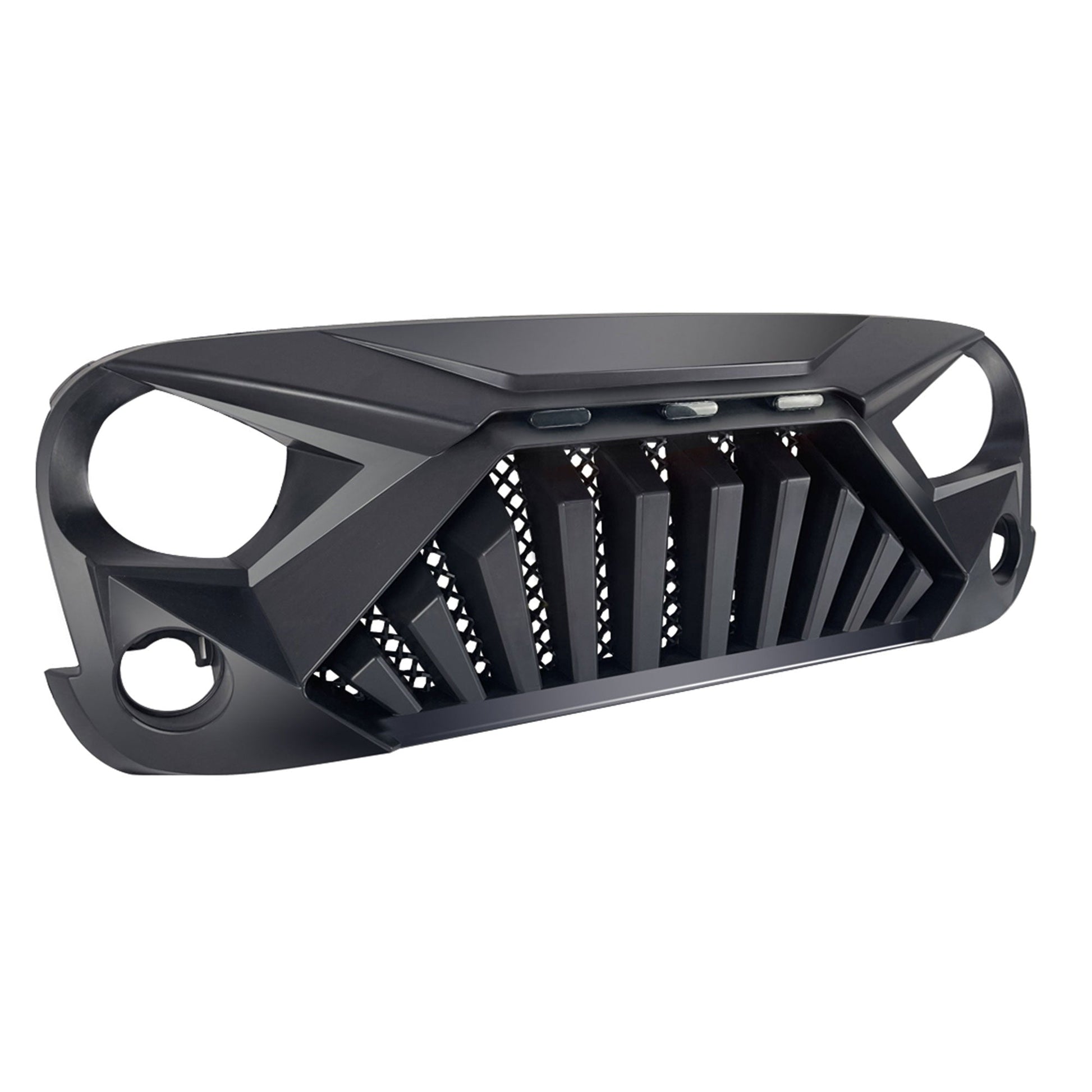 AMERICAN MODIFIED Front Goliath Grill Compatible w/ 2007-18 Jeep Wrangler JK - Find Fresh Goods