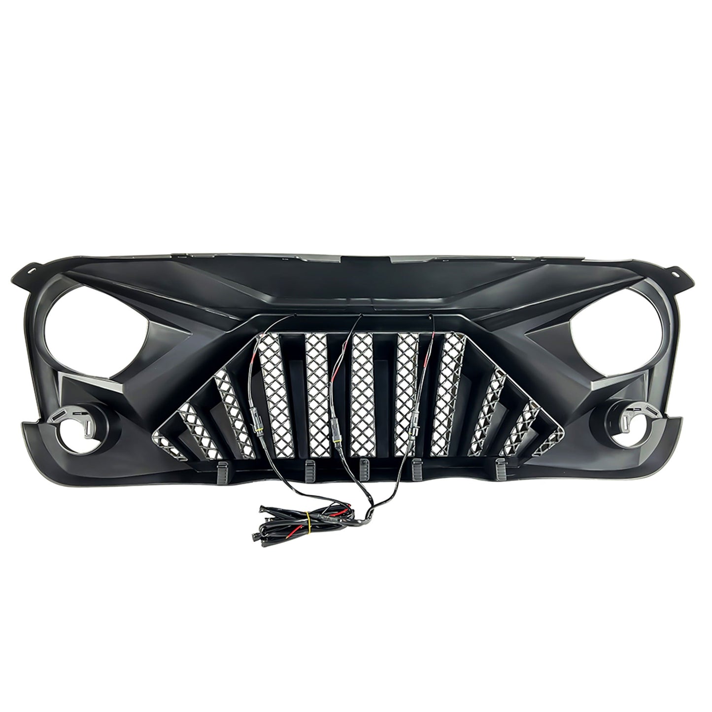 AMERICAN MODIFIED Front Goliath Grill Compatible w/ 2007-18 Jeep Wrangler JK - Find Fresh Goods