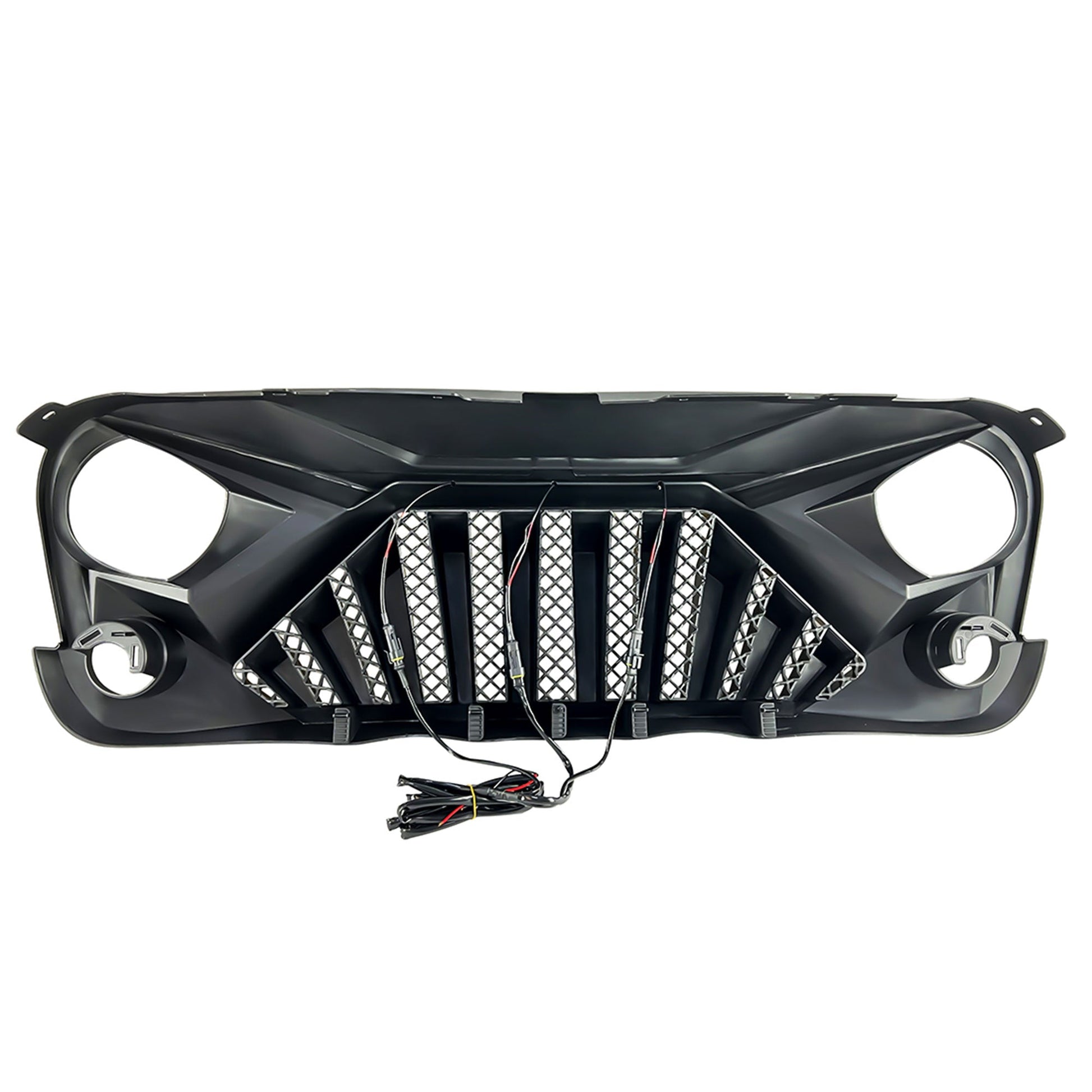 AMERICAN MODIFIED Front Goliath Grill Compatible w/ 2007-18 Jeep Wrangler JK - Find Fresh Goods