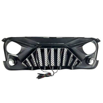 AMERICAN MODIFIED Front Goliath Grill Compatible w/ 2007-18 Jeep Wrangler JK - Find Fresh Goods