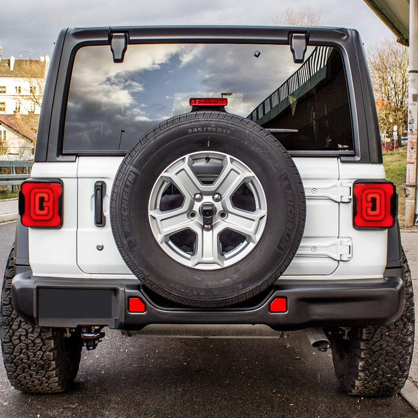 AMERICAN MODIFIED Smoked Tail Lights Compatible with 07-18 Jeep Wrangler JK/JKU - Find Fresh Goods