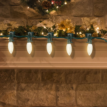 NOMA Quick Clip 66.8' LED Oudoor Christmas String Lights, 100 Warm White Bulbs