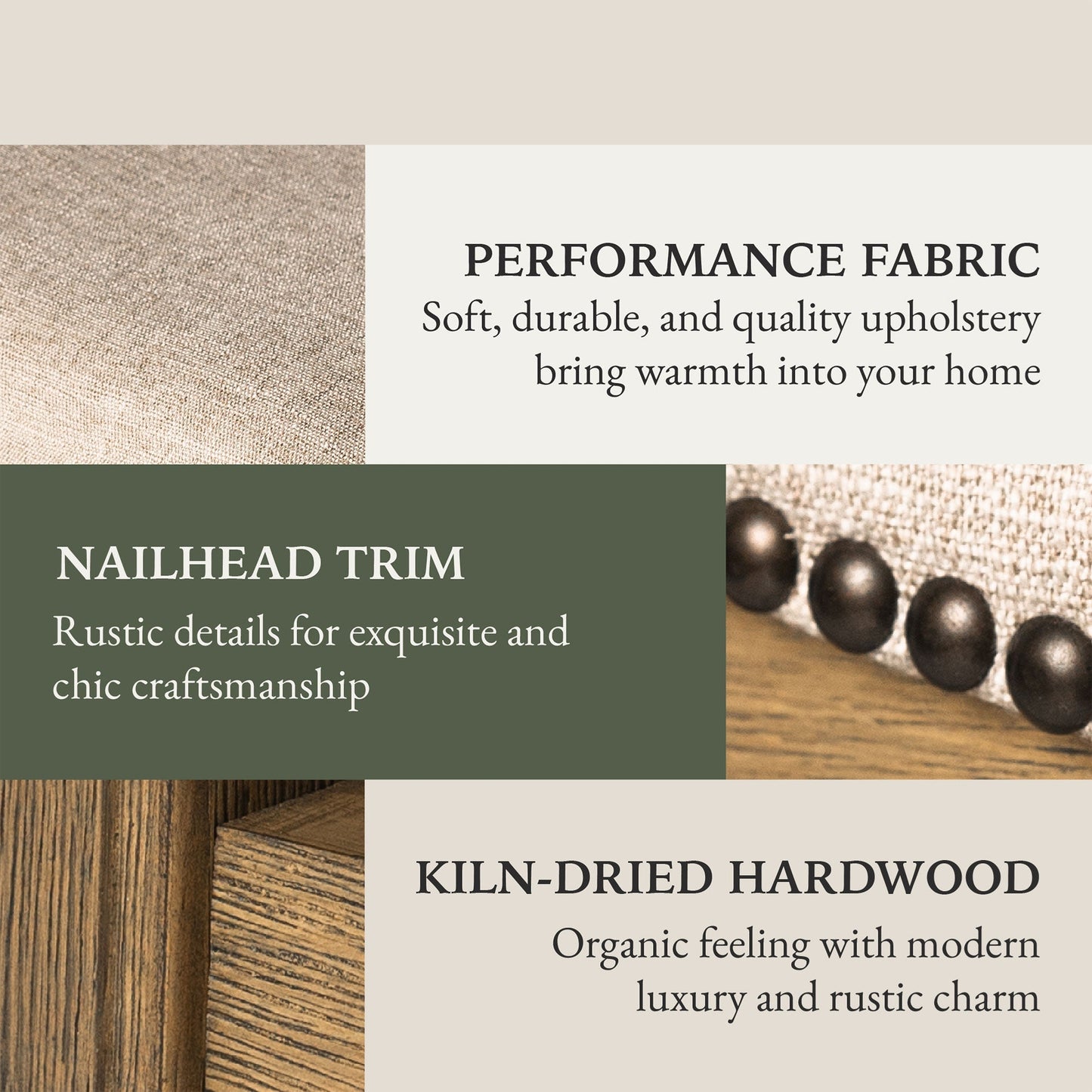 Maven Lane Adrien Backless Saddle Kitchen Stool, Natural Wood Finish, Set of 3