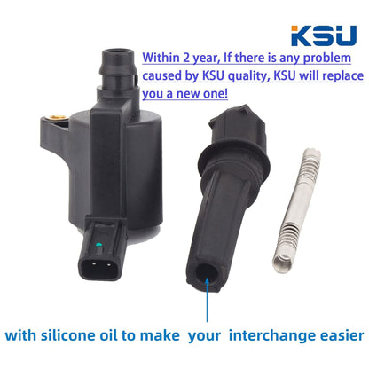 KSU 09-024-2 Ignition Coil, Compatible w/ Select Lincoln Models (8 Pack) - Find Fresh Goods