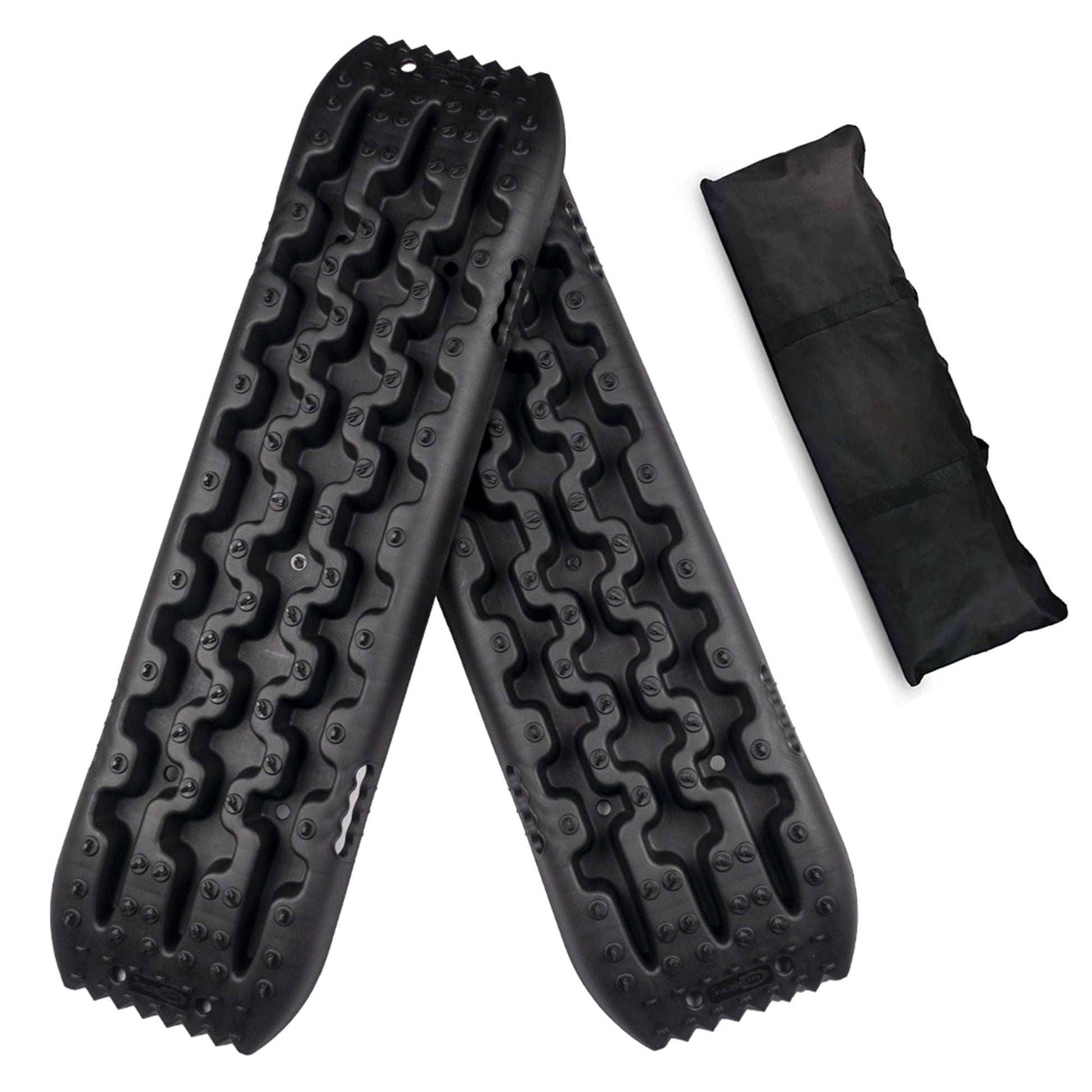 RUGCEL WINCH Quick Recovery Emergency 4 Wheel Drive Tire Traction Boards, Black - Find Fresh Goods